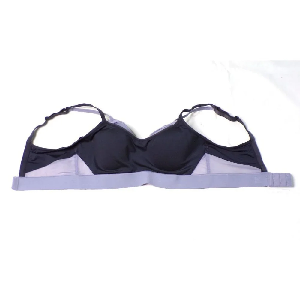 NATORI Gravity Contour High Impact Underwire Sports Bra Black & Gray 34B #752201 - Picture 7 of 11